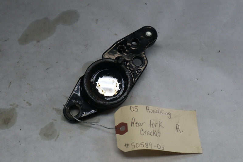 OEM Harley Davidson Rear Fork Swingarm Bracket RIGHT 2005 Road King Blk/Red