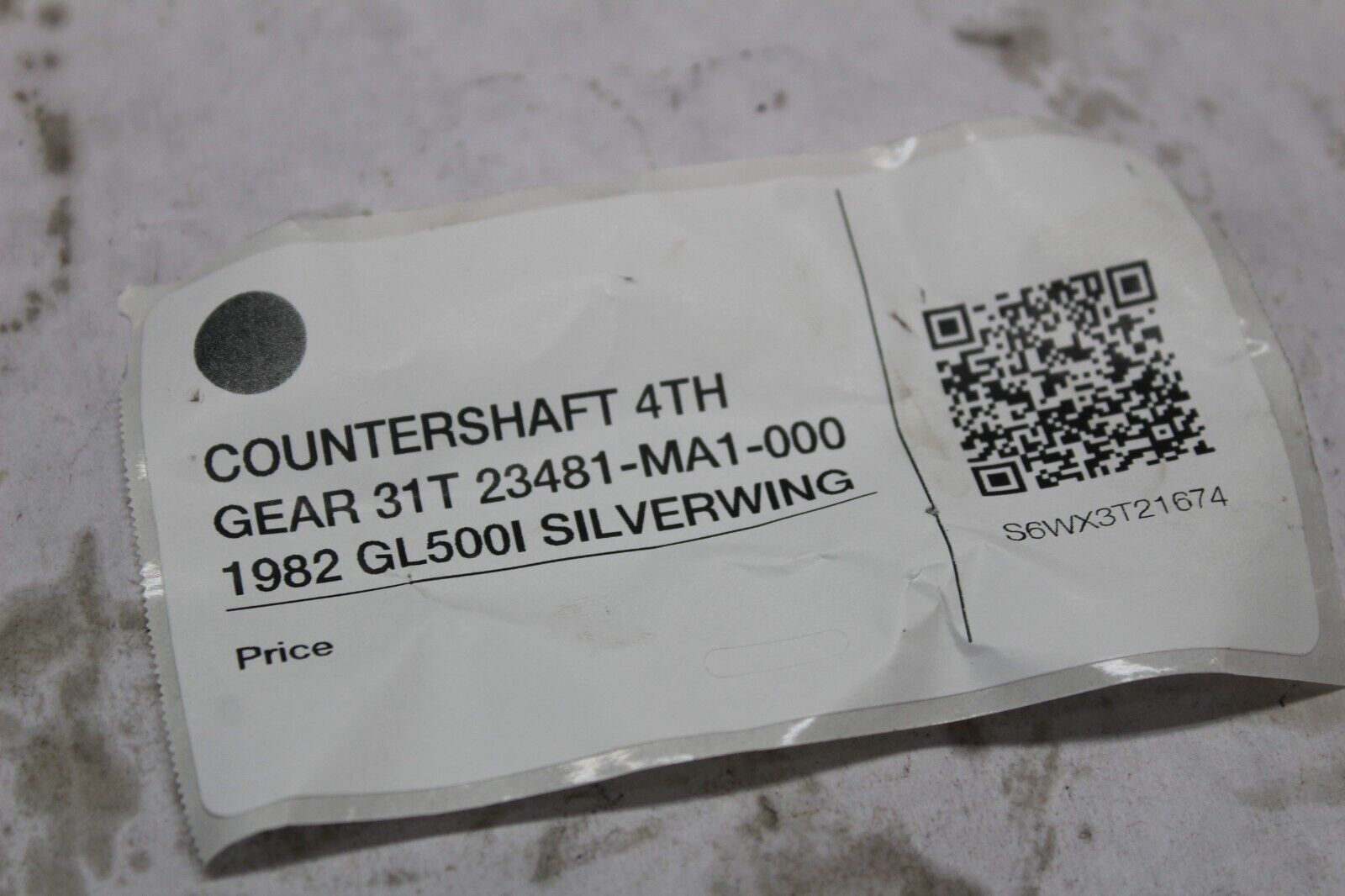 COUNTERSHAFT 4TH GEAR 31T 23481-MA1-000 1982 GL500I SILVERWING