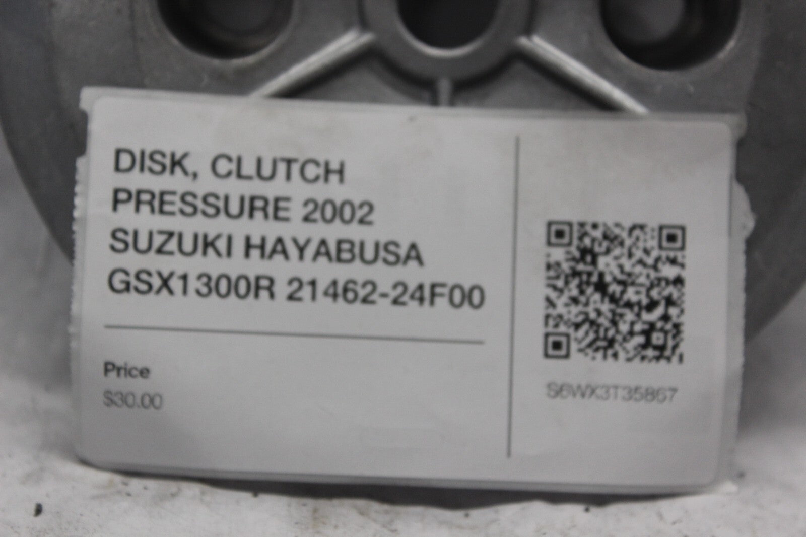 DISK, CLUTCH PRESSURE 2002 SUZUKI HAYABUSA GSX1300R 21462-24F00