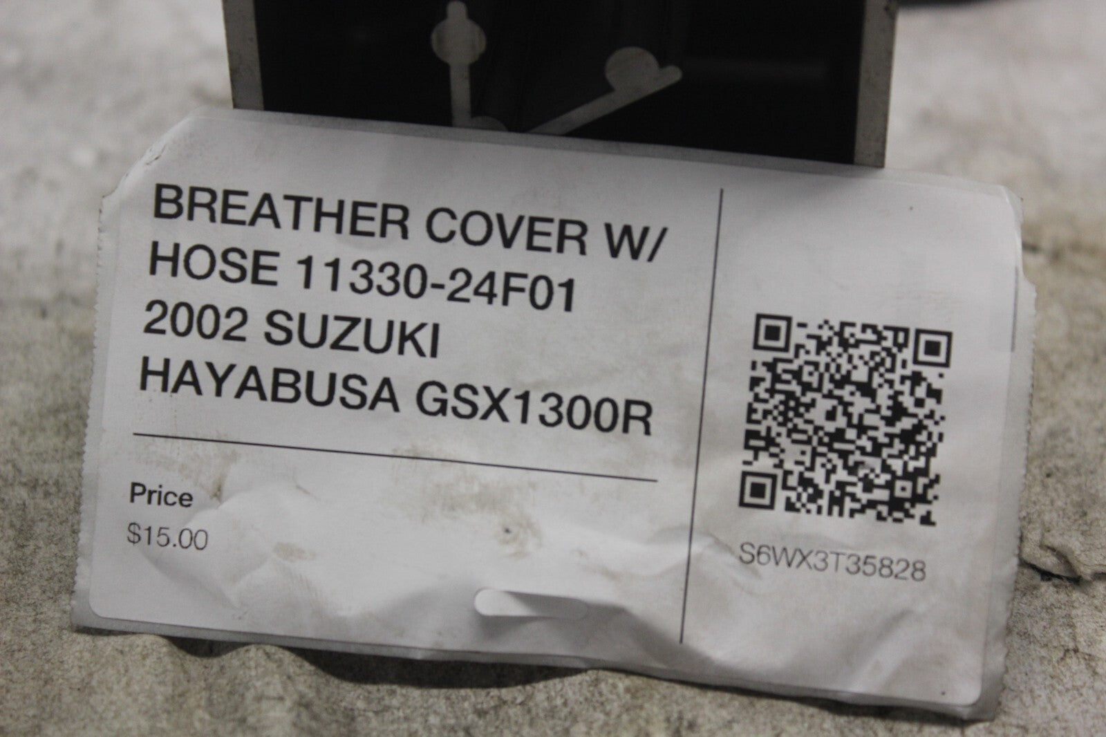 BREATHER COVER W/ HOSE 11330-24F01 2002 SUZUKI HAYABUSA GSX1300R