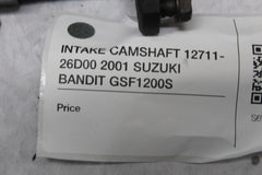 INTAKE CAMSHAFT 12711-26D00 2001 SUZUKI BANDIT GSF1200S