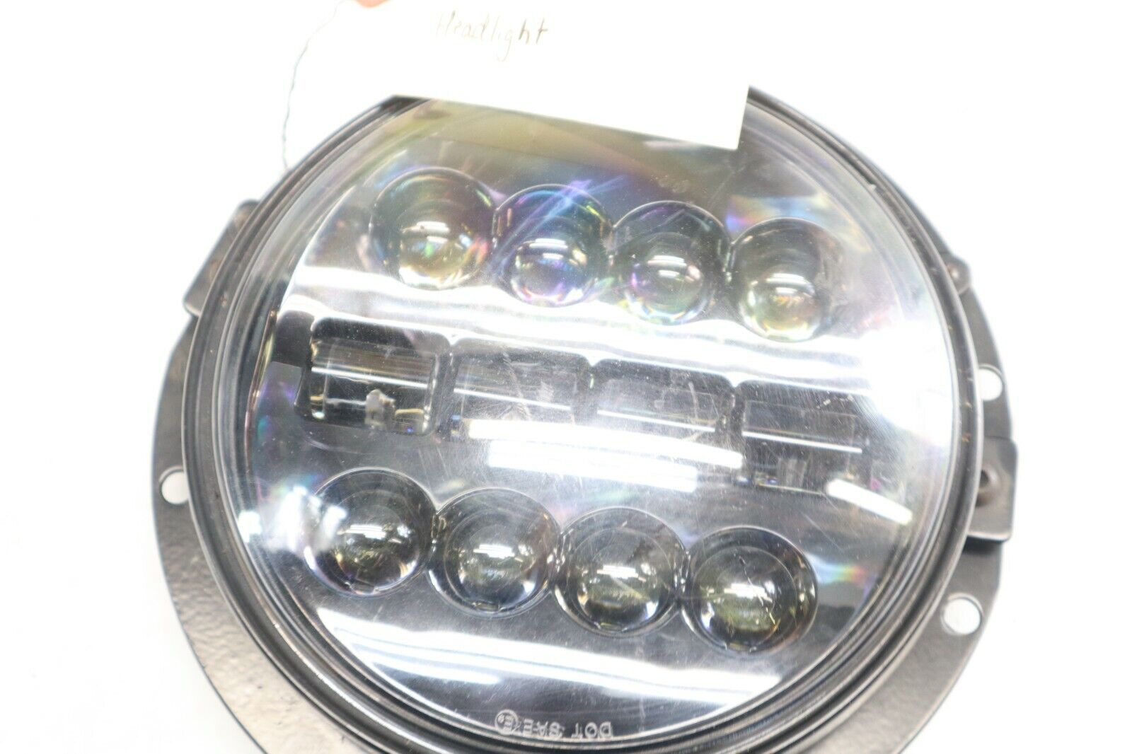 LED 7" Headlamp Headlight Black 2009 Harley Davidson Ultra Royal