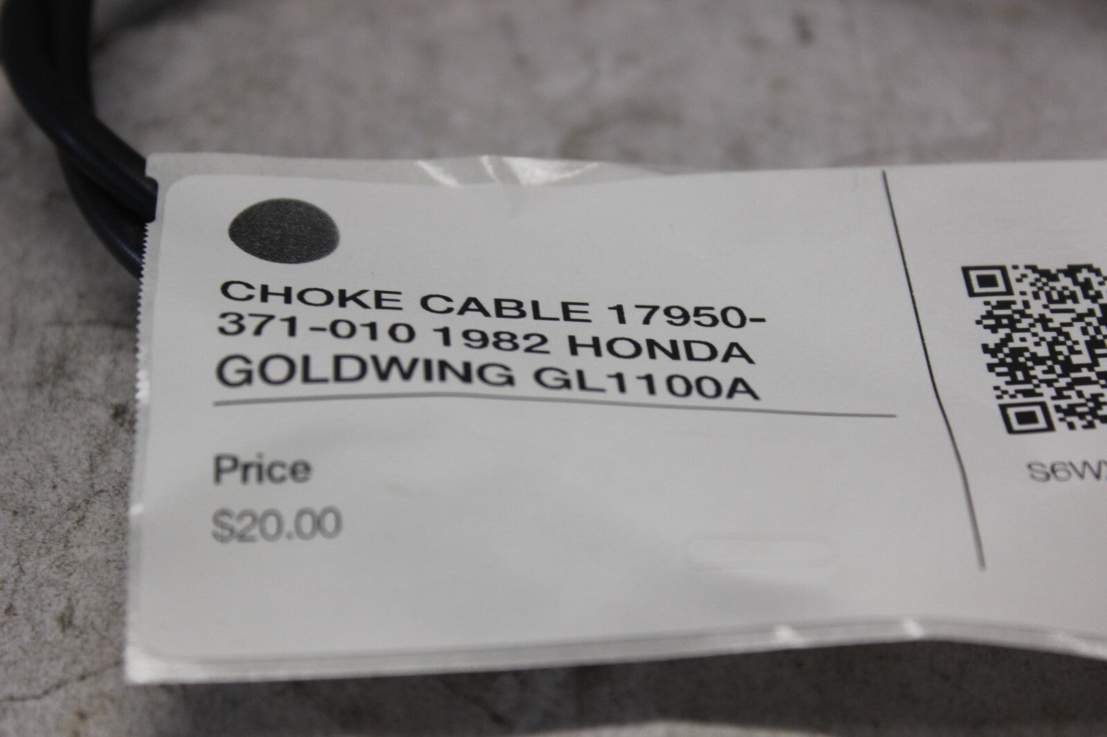 CHOKE CABLE 17950-371-010 1982 HONDA GOLDWING GL1100A