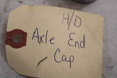 Chrome Front Wheel Axle Cover 2003 Harley Davidson FLHT Silver Black