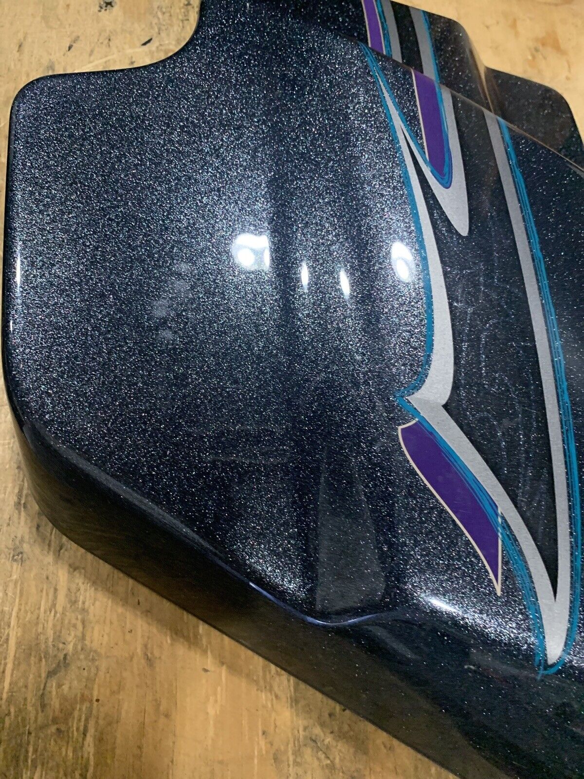 OEM Harley Davidson RIGHT Side Cover Metallic Blue 66048-09 2009+ Touring Models