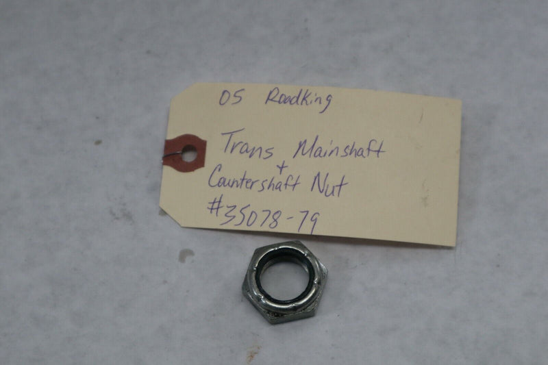 OEM Harley Davidson Trans Main Shaft Countershaft Nut 2005 Road King Blk/Red