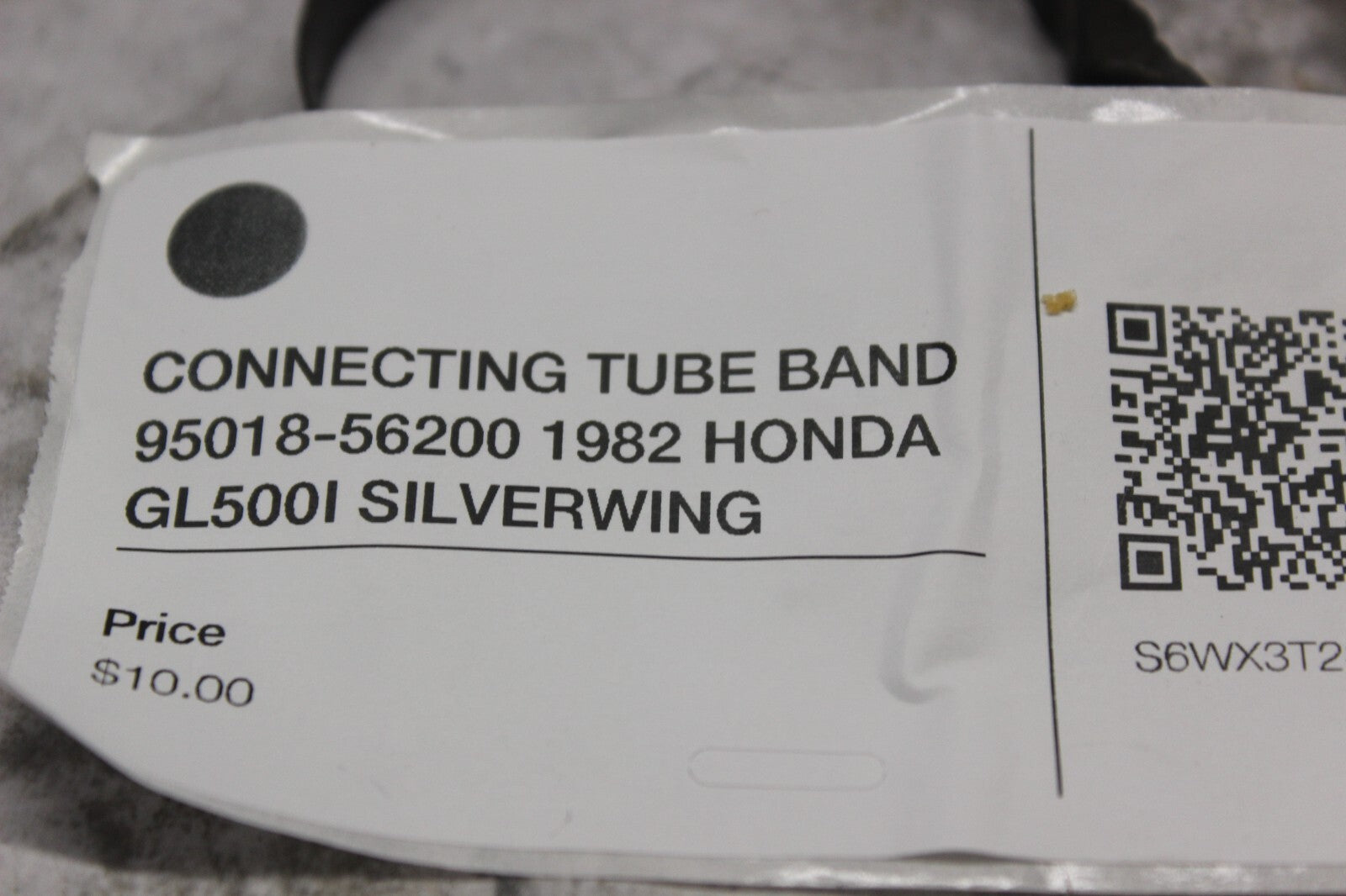 CONNECTING TUBE BAND 95018-56200 1982 HONDA GL500I SILVERWING