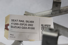 SEAT RAIL SILVER 41200-35F20 2002 SUZUKI GSX-R1000