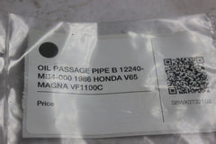 OIL PASSAGE PIPE B 12240-MB4-000 1986 HONDA V65 MAGNA VF1100C