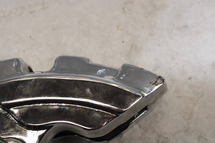 Chrome Front Brake Caliper LEFT 2003 Harley Davidson FLHT Silver Black
