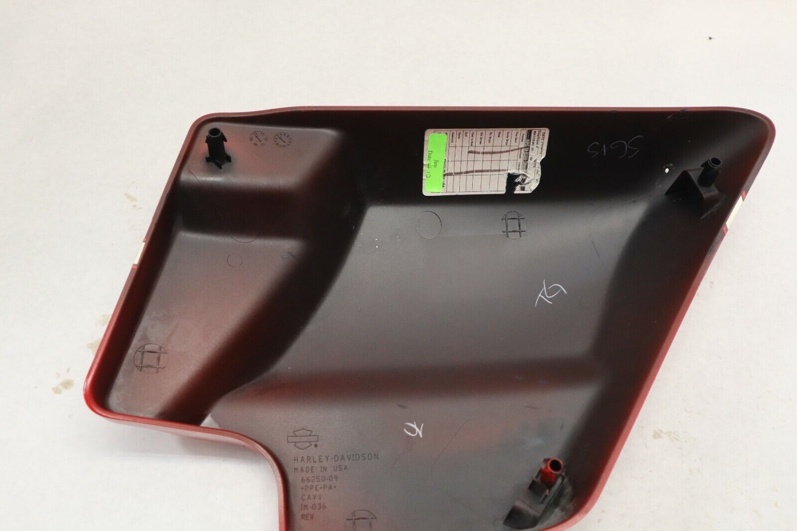 OEM Harley Davidson Side Cover LEFT 2009 Streetglide CVO 66612-09DAH