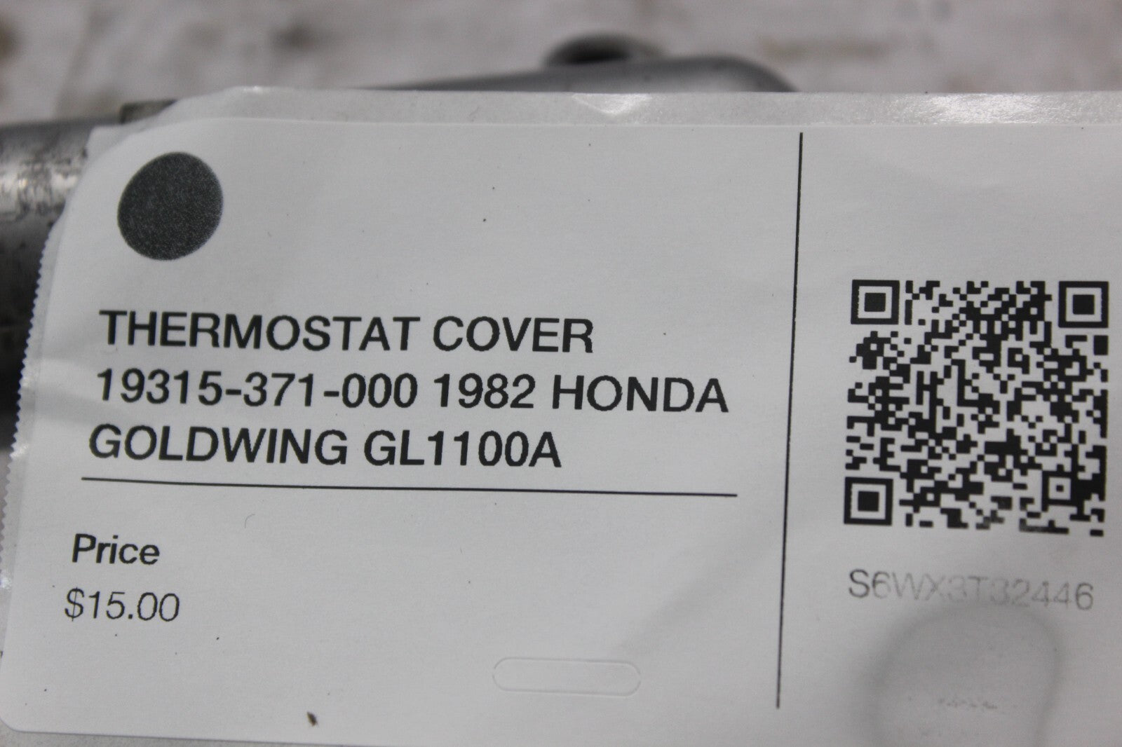 THERMOSTAT COVER 19315-371-000 1982 HONDA GOLDWING GL1100A