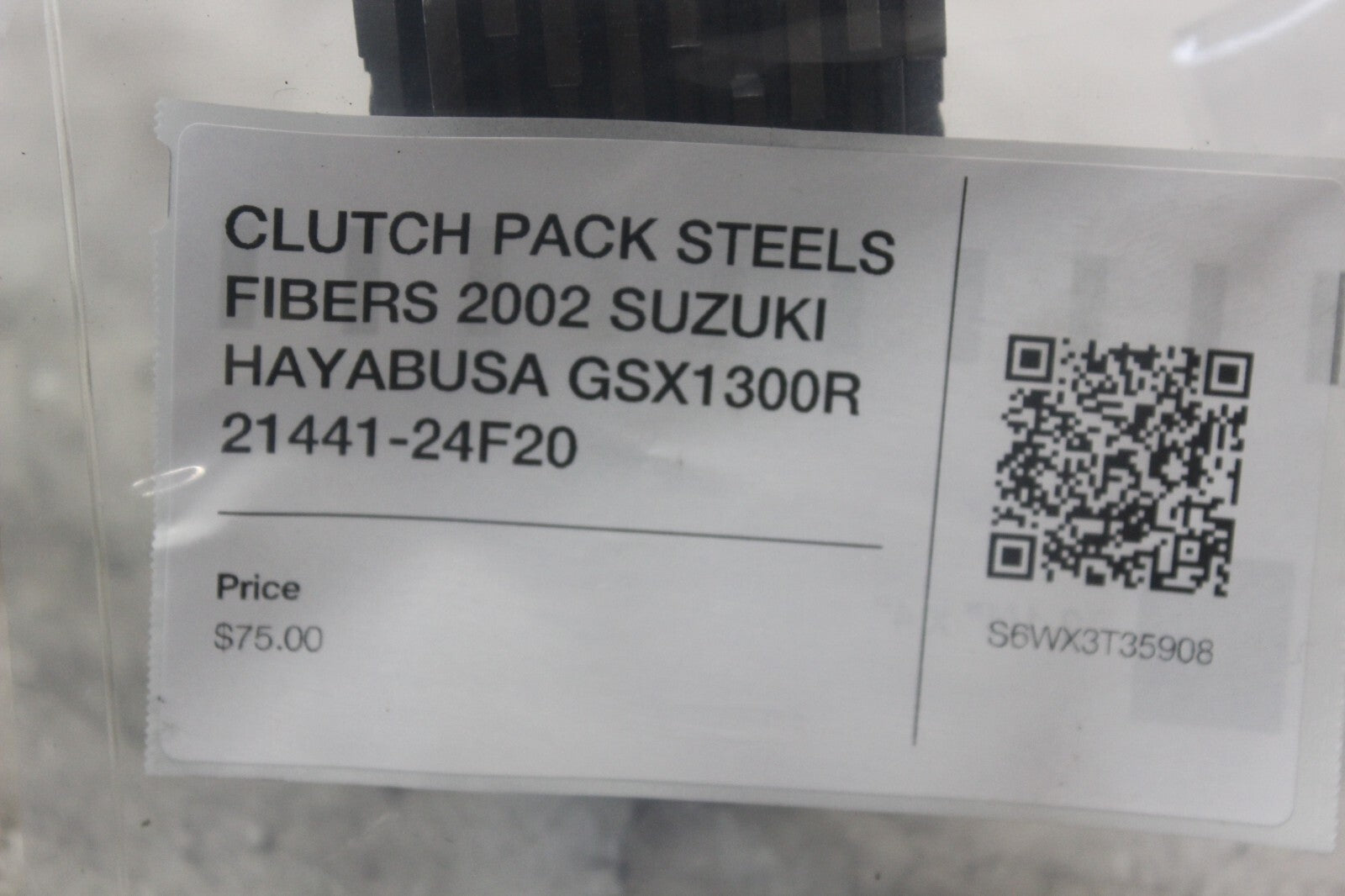 CLUTCH PACK STEELS FIBERS 2002 SUZUKI HAYABUSA GSX1300R 21441-24F20