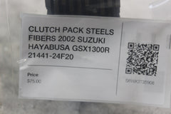 CLUTCH PACK STEELS FIBERS 2002 SUZUKI HAYABUSA GSX1300R 21441-24F20