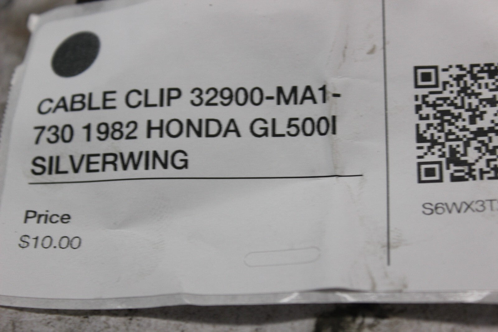 CABLE CLIP 32900-MA1-730 1982 HONDA GL500I SILVERWING