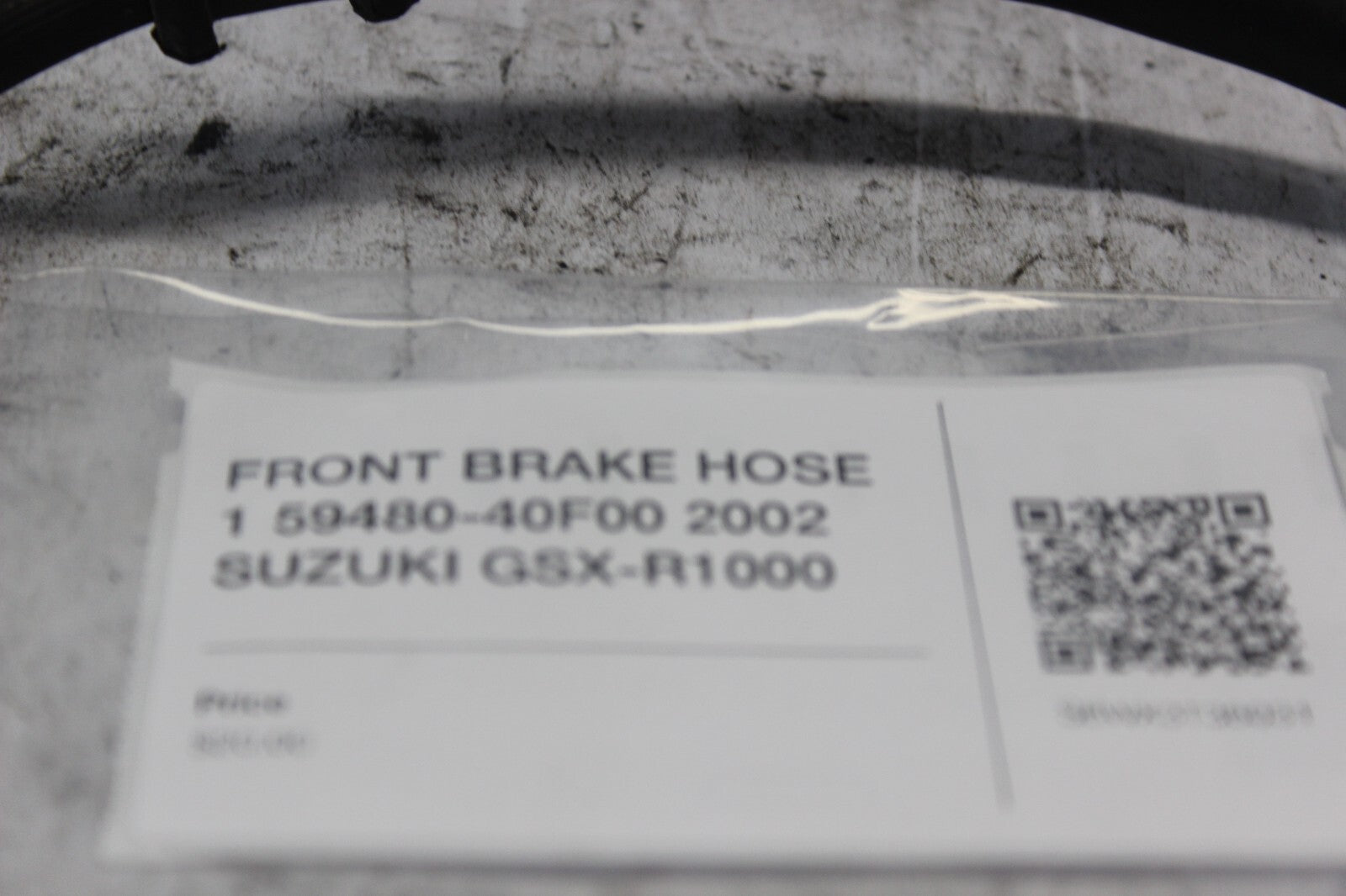 FRONT BRAKE HOSE 1 59480-40F00 2002 SUZUKI GSX-R1000