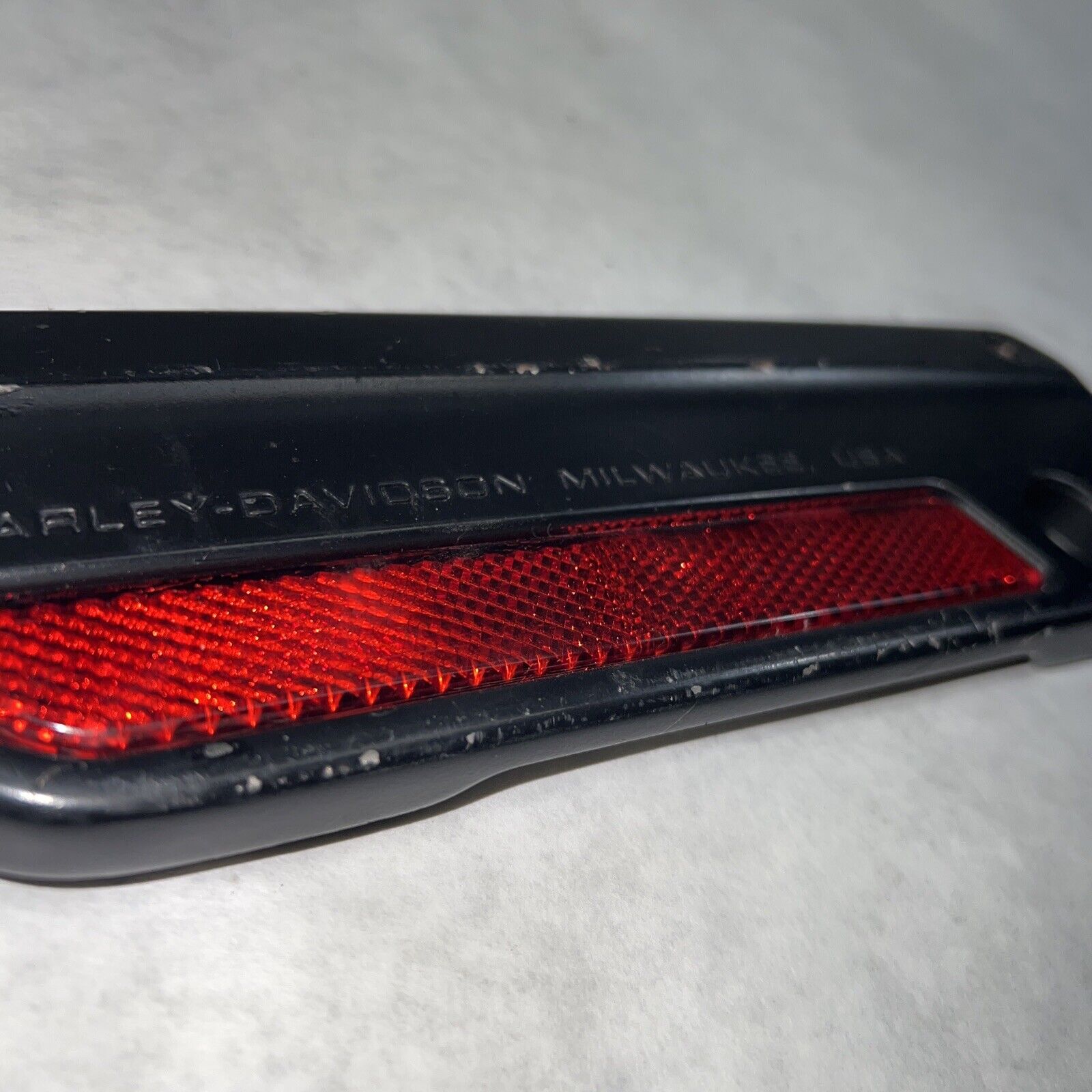 OEM Harley Davidson Saddlebag Faceplate Black LEFT 90603-93