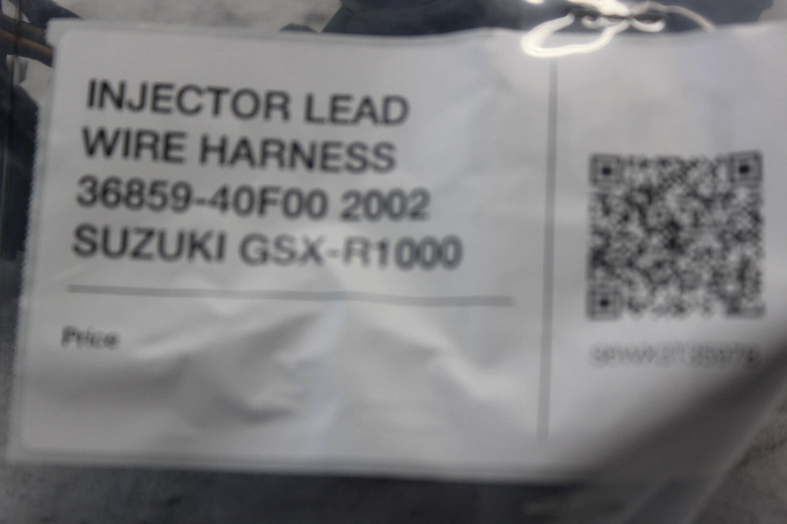 INJECTOR LEAD WIRE HARNESS 36859-40F00 2002 SUZUKI GSX-R1000