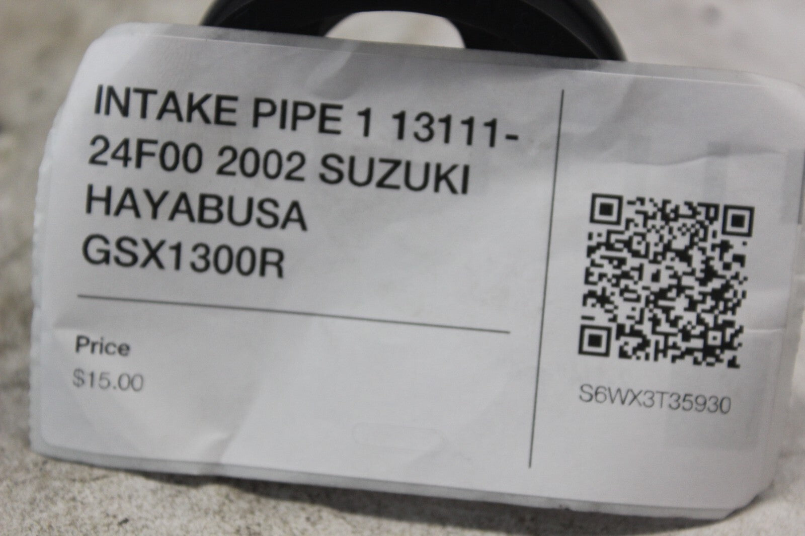 INTAKE PIPE 1 13111-24F00 2002 SUZUKI HAYABUSA GSX1300R