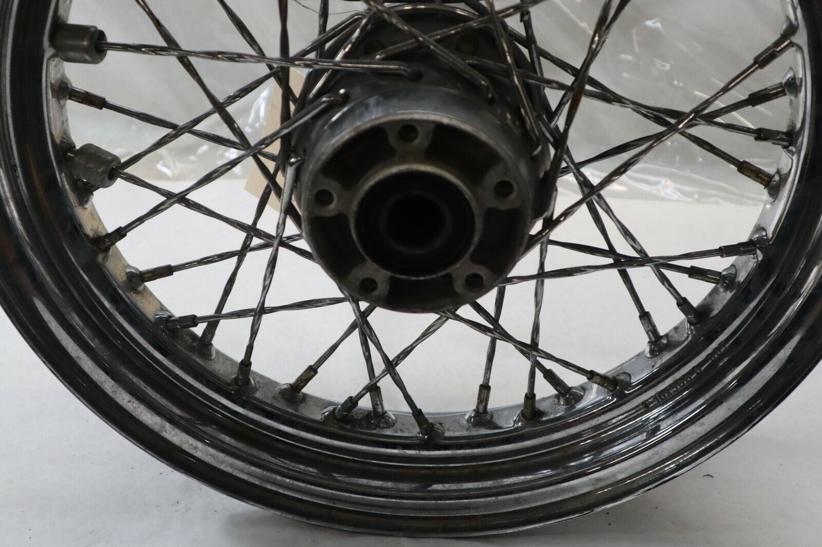 Chrome Twisted Spoke FRONT Wheel 16" X 3" 25MM Bearings 2008+ Harley Touring