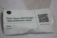 Hose Clamp #92170-1651 1996 KAWASAKI VN800