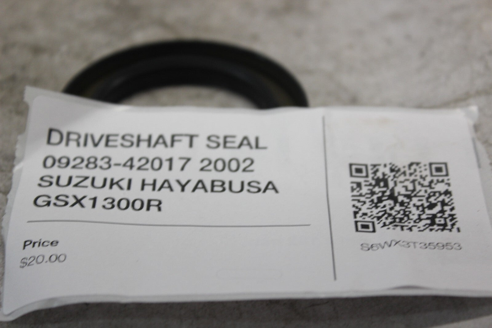 DRIVESHAFT SEAL 09283-42017 2002 SUZUKI HAYABUSA GSX1300R