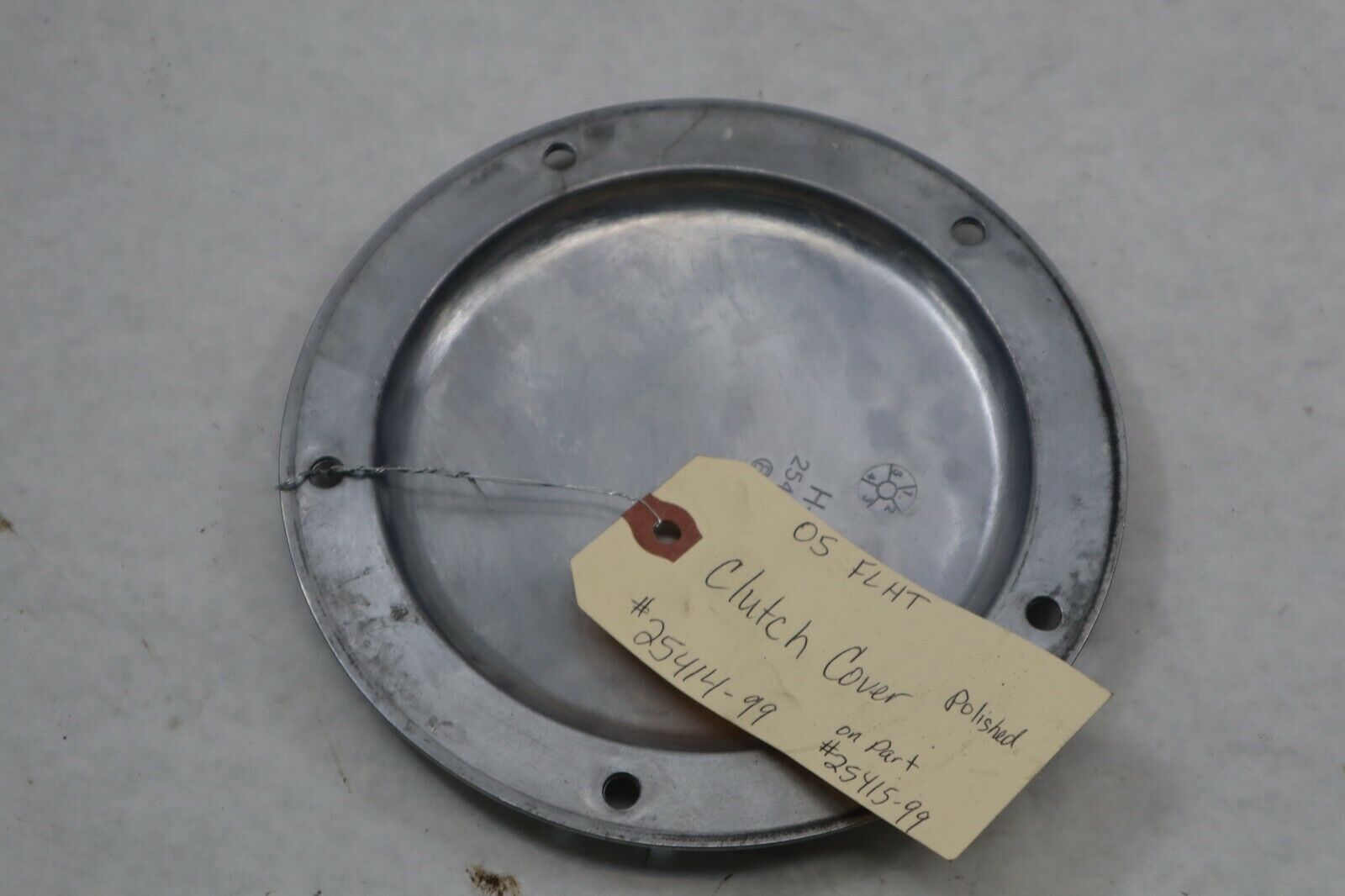 OEM Harley Davidson Clutch Derby Cover Polished 25415-99