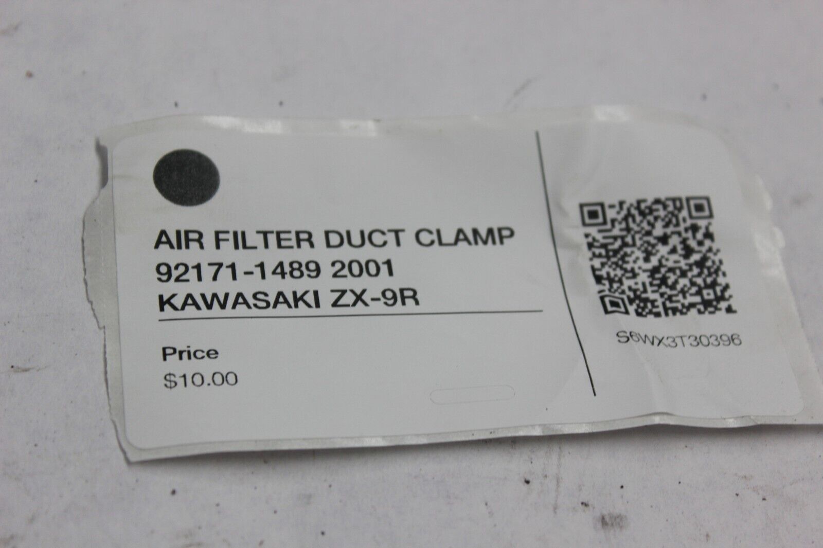 AIR FILTER DUCT CLAMP 92171-1489 2001 KAWASAKI ZX-9R