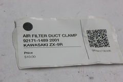 AIR FILTER DUCT CLAMP 92171-1489 2001 KAWASAKI ZX-9R
