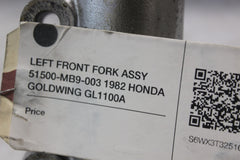 LEFT FRONT FORK ASSY 51500-MB9-003 1982 HONDA GOLDWING GL1100A