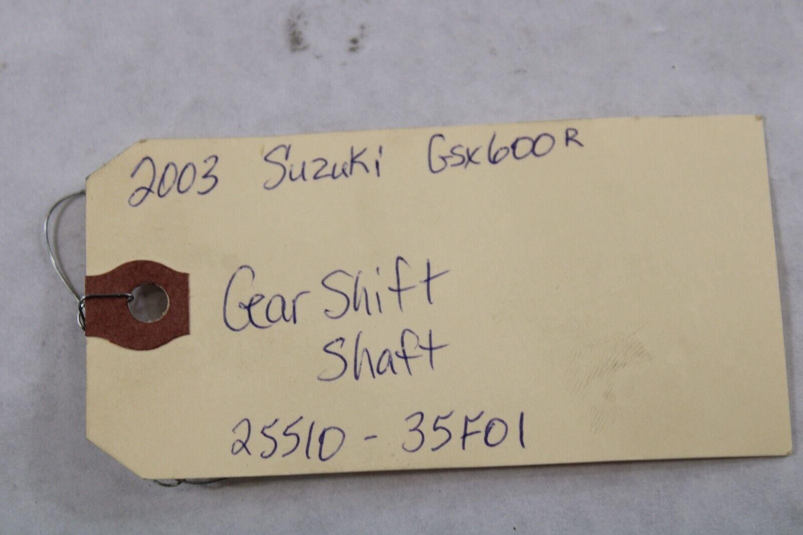 Gear Shift Shaft Assy 25510-35F01 2003 Suzuki GSX-R600
