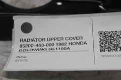 RADIATOR UPPER COVER 85200-463-000 1982 HONDA GOLDWING GL1100A