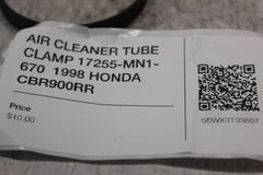 AIR CLEANER TUBE CLAMP 17255-MN1-670  1998 HONDA CBR900RR