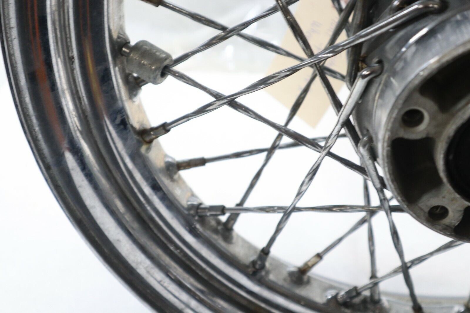 Chrome Twisted Spoke FRONT Wheel 16" X 3" 25MM Bearings 2008+ Harley Touring