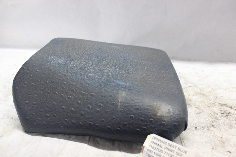 DRIVERS SEAT BLUE ANIMAL PRINT SEE PHOTOS 77100-MW0-000 1998 HONDA CBR900RR
