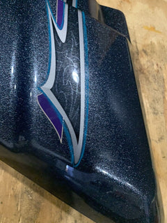 OEM Harley Davidson RIGHT Side Cover Metallic Blue 66048-09 2009+ Touring Models