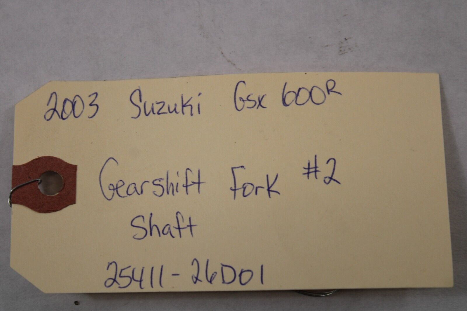 Gear Shift Fork Shaft #2 25411-26D01 2003 Suzuki GSX-R600