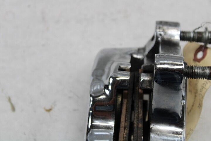 Chrome Front Brake Caliper LEFT 2003 Harley Davidson FLHT Silver Black