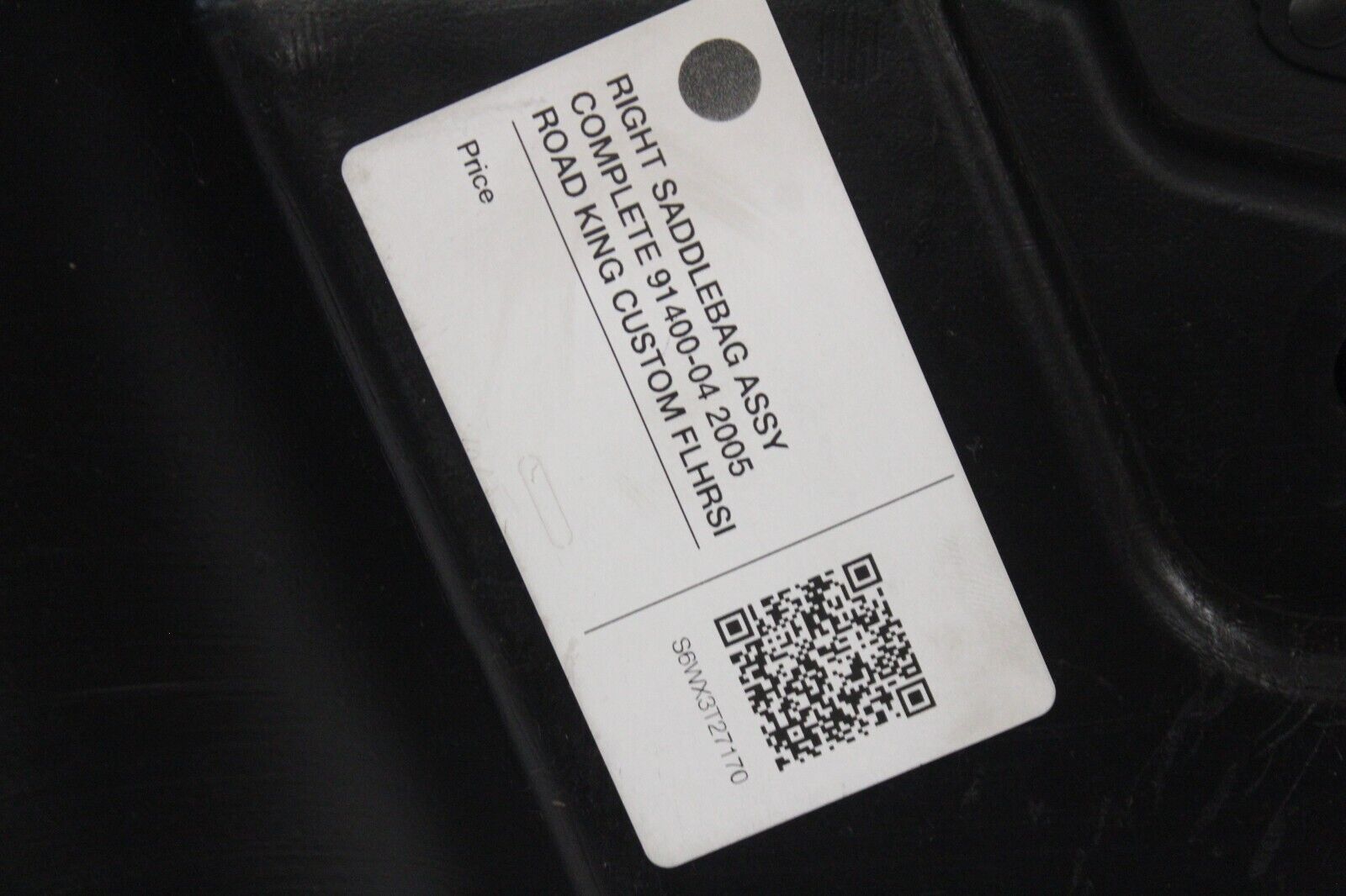 RIGHT SADDLEBAG ASSY COMPLETE 91400-04 2005 ROAD KING CUSTOM FLHRSI