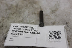 FOOTREST PIN 09208-08016 2002 SUZUKI HAYABUSA GSX1300R