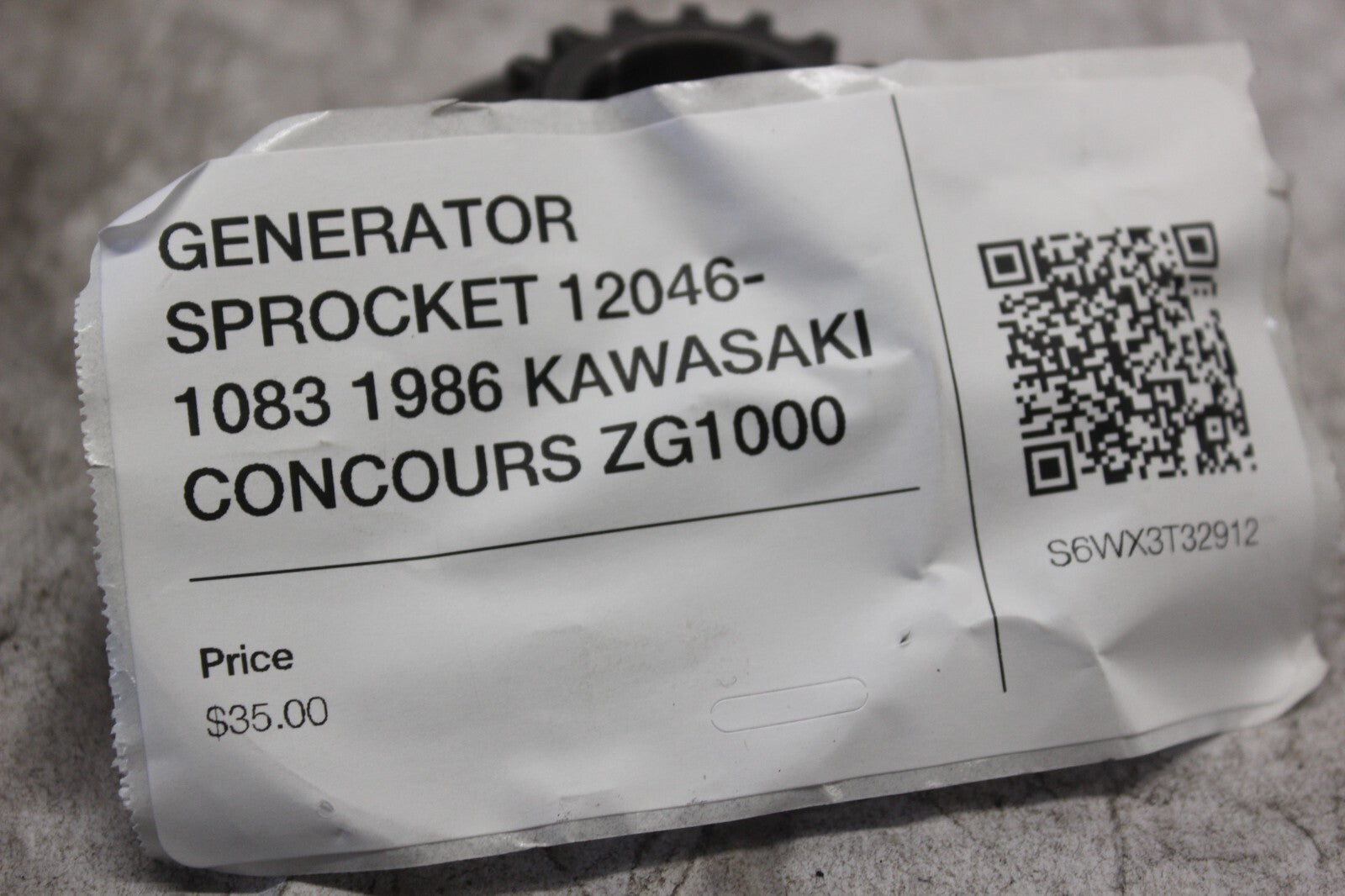 GENERATOR SPROCKET 12046-1083 1986 KAWASAKI CONCOURS ZG1000