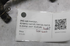 2ND AIR PIPES (1-4) 18410,184120,184130,184140-31F00 2001 SUZUKI BANDIT GSF1200S