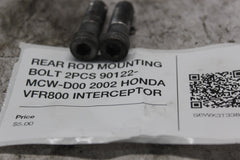 REAR ROD MOUNTING BOLT 2PCS 90122-MCW-D00 2002 HONDA VFR800 INTERCEPTOR