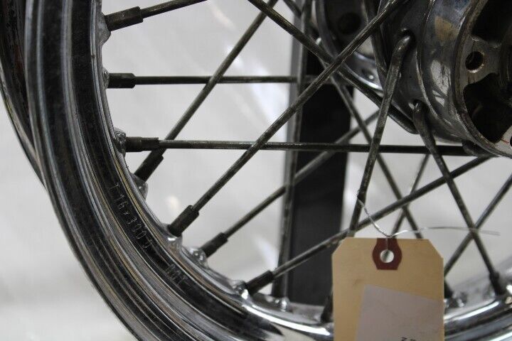 OEM Harley Davidson Front Spoke 16” X 3” Dual Hub No Bearings