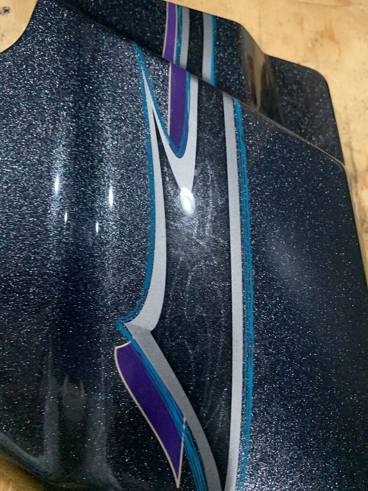 OEM Harley Davidson RIGHT Side Cover Metallic Blue 66048-09 2009+ Touring Models