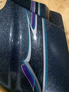 OEM Harley Davidson RIGHT Side Cover Metallic Blue 66048-09 2009+ Touring Models