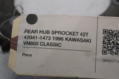 REAR HUB SPROCKET 42T 42041-1473 1996 KAWASAKI VN800 CLASSIC