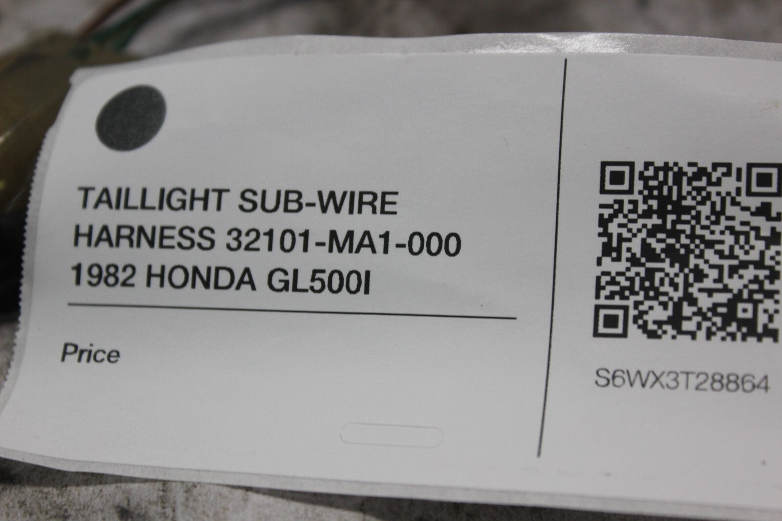 TAILLIGHT SUB-WIRE HARNESS 32101-MA1-000 1982 HONDA GL500I SILVERWING