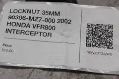 LOCKNUT 35MM 90306-MZ7-000 2002 HONDA VFR800 INTERCEPTOR