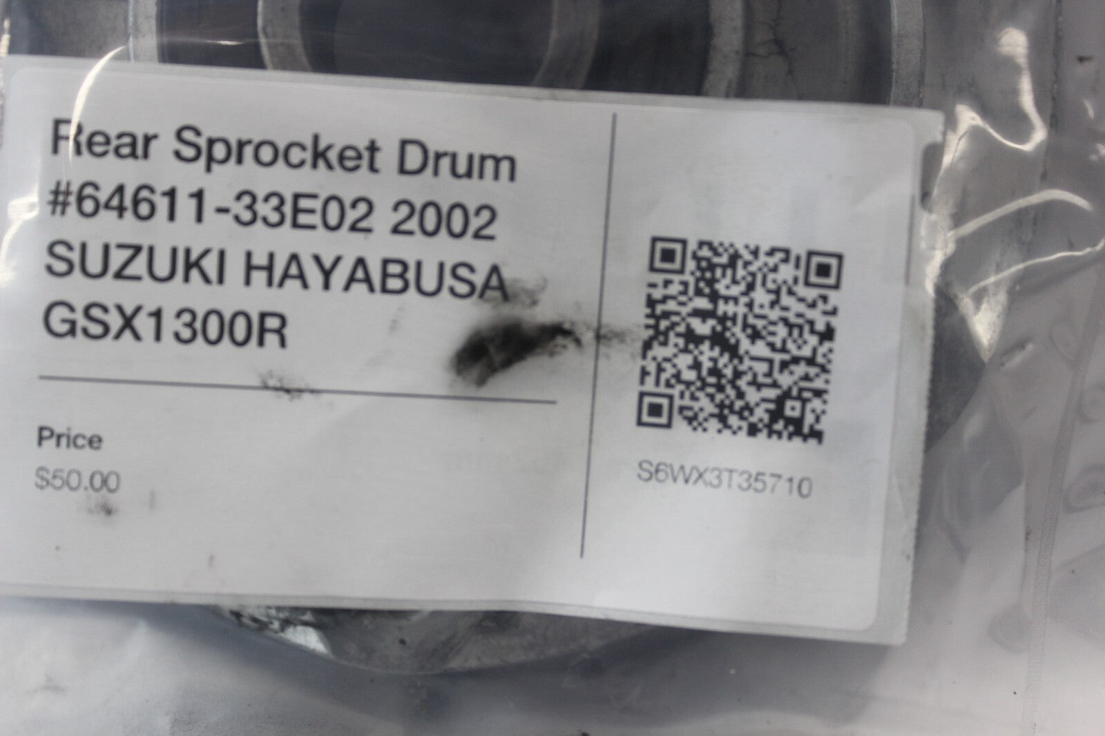 Rear Sprocket Drum #64611-33E02 2002 SUZUKI HAYABUSA GSX1300R